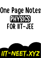 One Page Notes Physics For IIT-JEE.pdf
